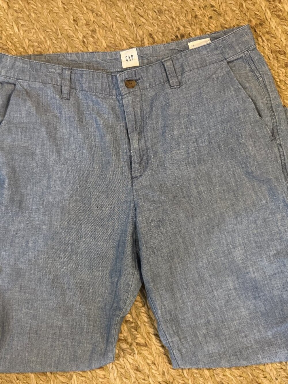 GAP Girlfriend Khaki Chambray Pants